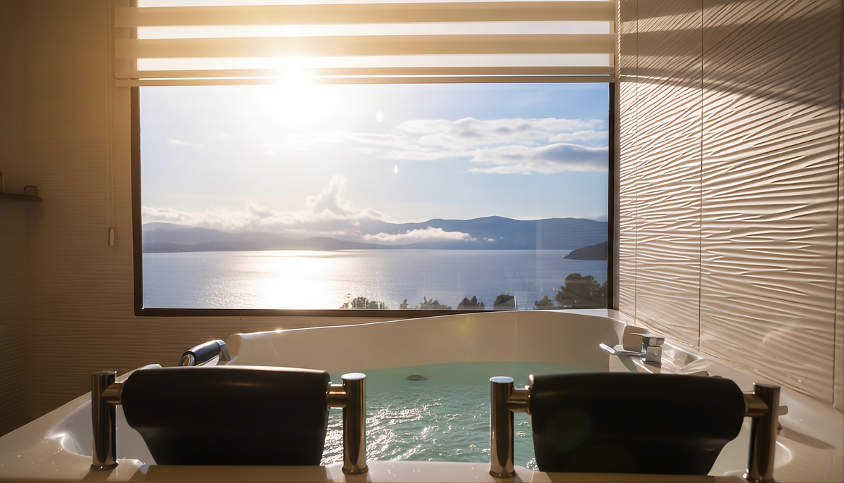 Alojamiento en Cuitiva, Boyaca: Refugio para parejas con jacuzzi y vista al Lago